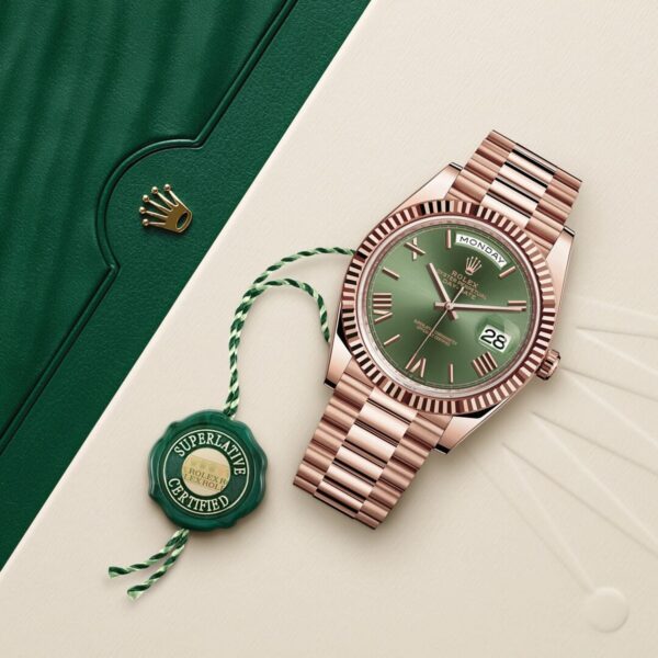 Rolex Day-Date President 40mm 18ct Everose Gold 228235-0025 Unworn - Image 4