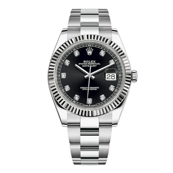 Rolex Datejust 41 Oystersteel Diamond-Set Dial m126334 Series