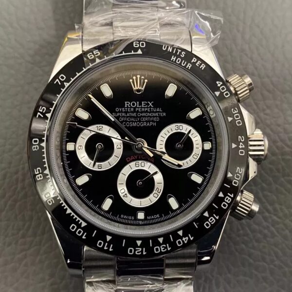Daytona Siver Classic Panda Black & White Dial 40mm - Image 11