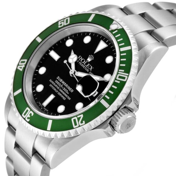 Rolex Submariner Hulk Bezel Steel Mens Watch 116610LV/116610LN - Image 6